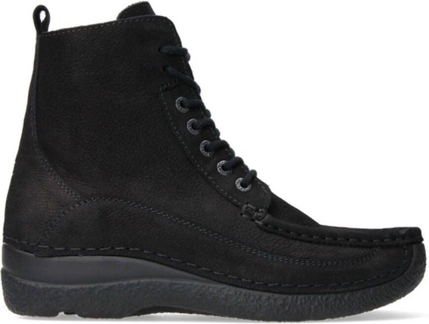 Wolky Comfortschoenen Roll Boot zwart nubuck