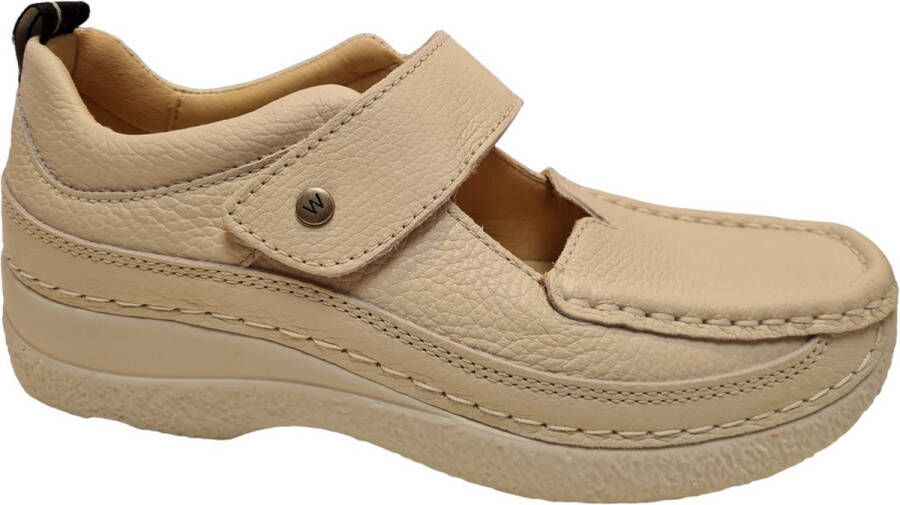 Wolky Comfortschoenen Roll Combi creme wit leer