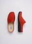 Wolky Comfortschoenen Seamy Slide donkerrood nubuck - Thumbnail 1