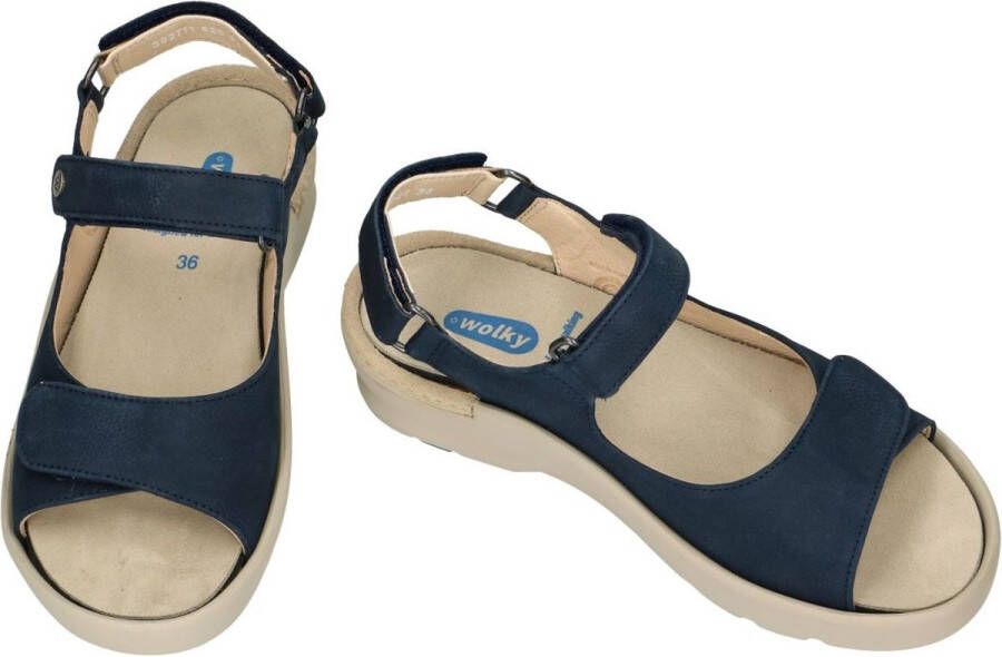 Wolky -Dames blauw donker sandalen