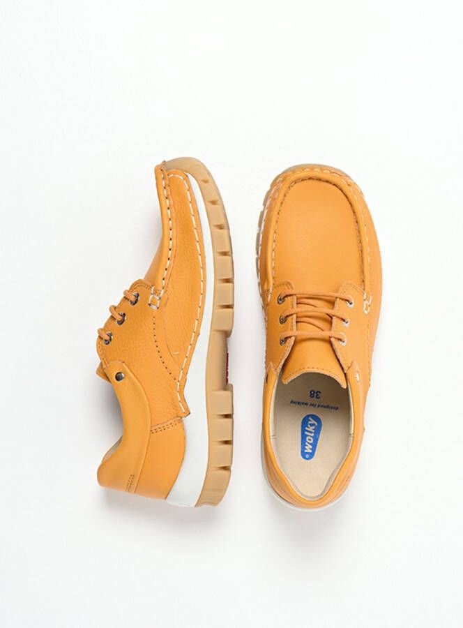 Wolky Dames Veterschoenen 04701 Fly Summer Oranje