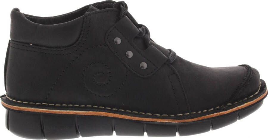 Wolky Dames Veterschoenen 0838412-000 Gallo Gobi Black Zwart