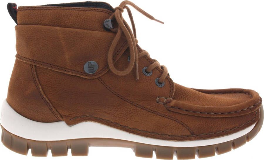 Wolky Dames Veterschoenen Jump Winter Cognac