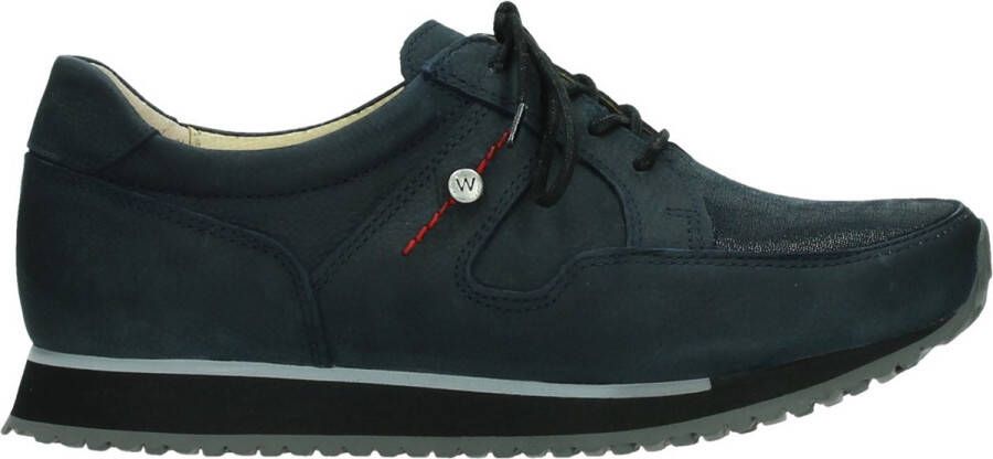 Wolky Nette schoenen 05804 e-Walk 11875 winterblauw stretch nubuck