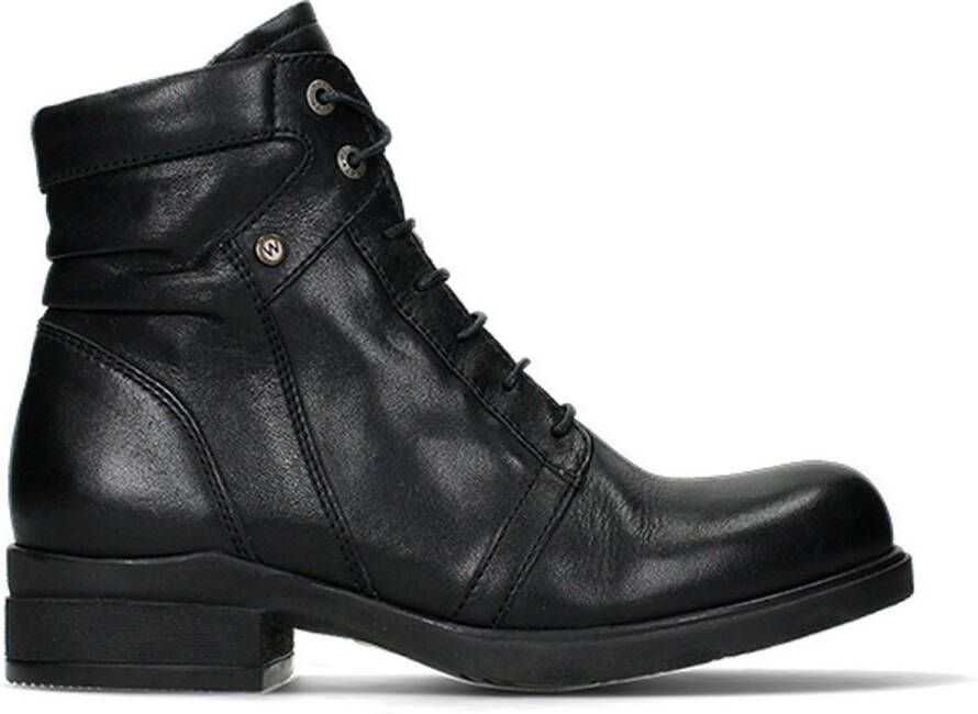 Wolky Dames Veterschoenen 0262520 000 Center Velvet Zwart