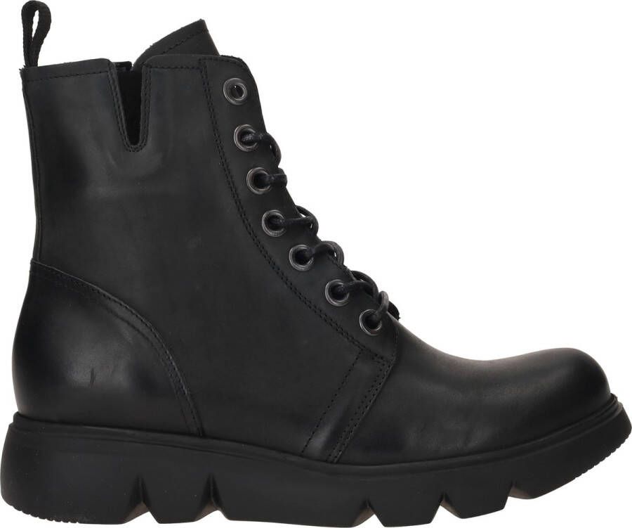 Wolky Hope XW Softy Wax Veterboots Dames Zwart