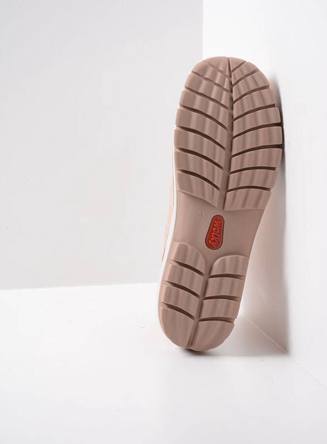 Wolky Hoge veterschoenen Jump Summer nude nubuck