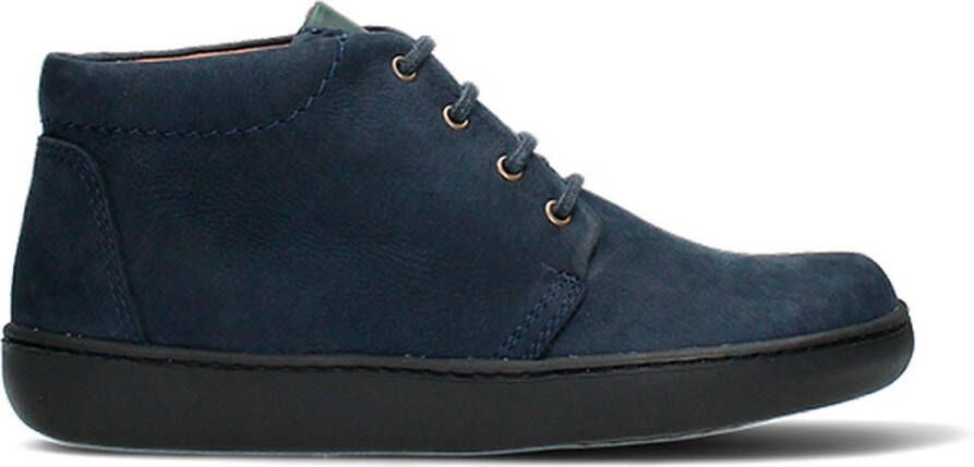 Wolky Hoge veterschoenen Kansas Lady XW blauw nubuck