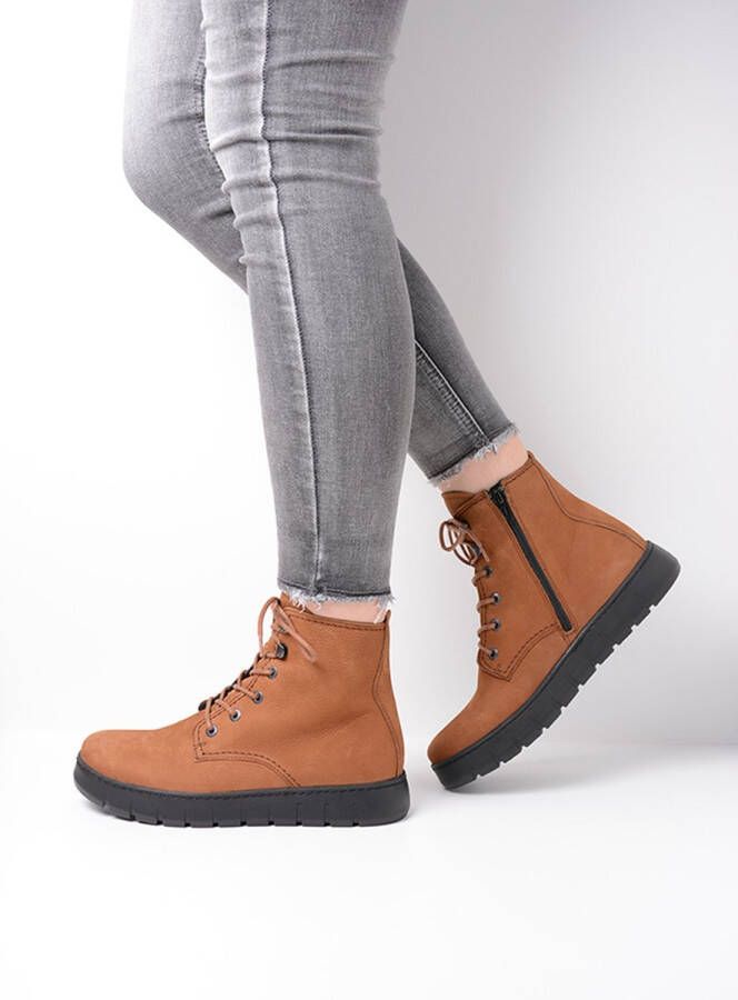 Wolky Dames New Wave Timber nubuck 0237710 430 Cognac