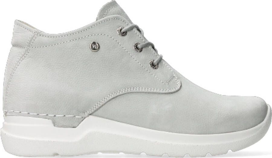 Wolky Hoge veterschoenen Truth HV lichtgrijs nubuck