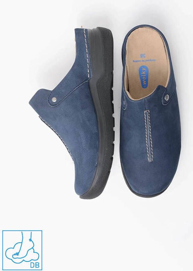 Wolky Comfortschoenen Holland DB blauw nubuck