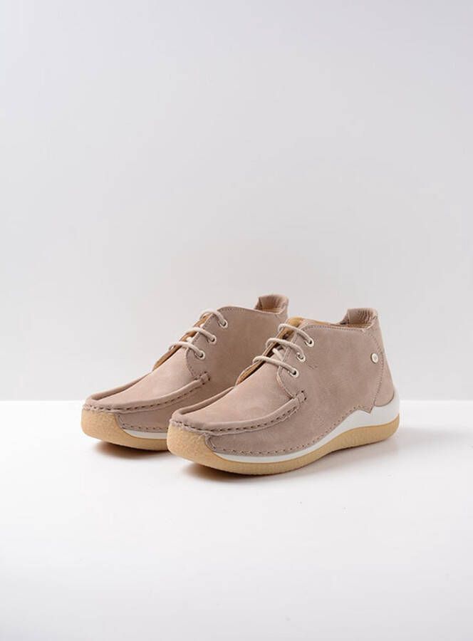 Wolky Lage veterschoenen Rosella safari nubuck