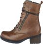 Wolky Hoge veterschoenen Rimbley cognac leer - Thumbnail 1