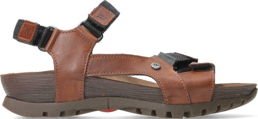 Wolky Sandalen 05450 Cradle 30430 cognac leer