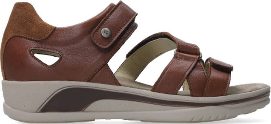 Wolky Sandalen Desh cognac leer