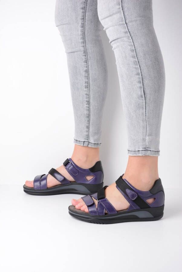 Wolky Sandalen Desh paars leer