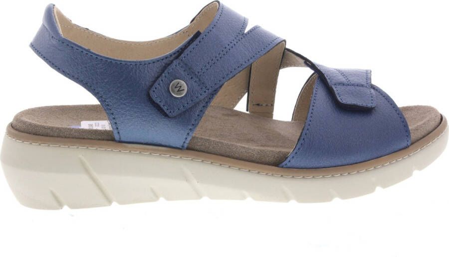 Wolky Sandalen Ikaria blauw leer