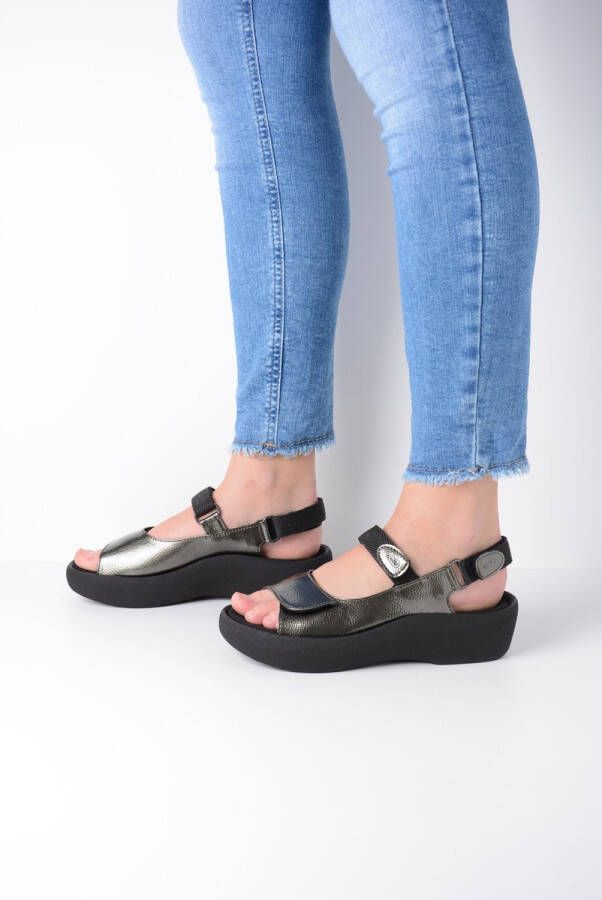 Wolky Sandalen Jewel Vegan saliegroen