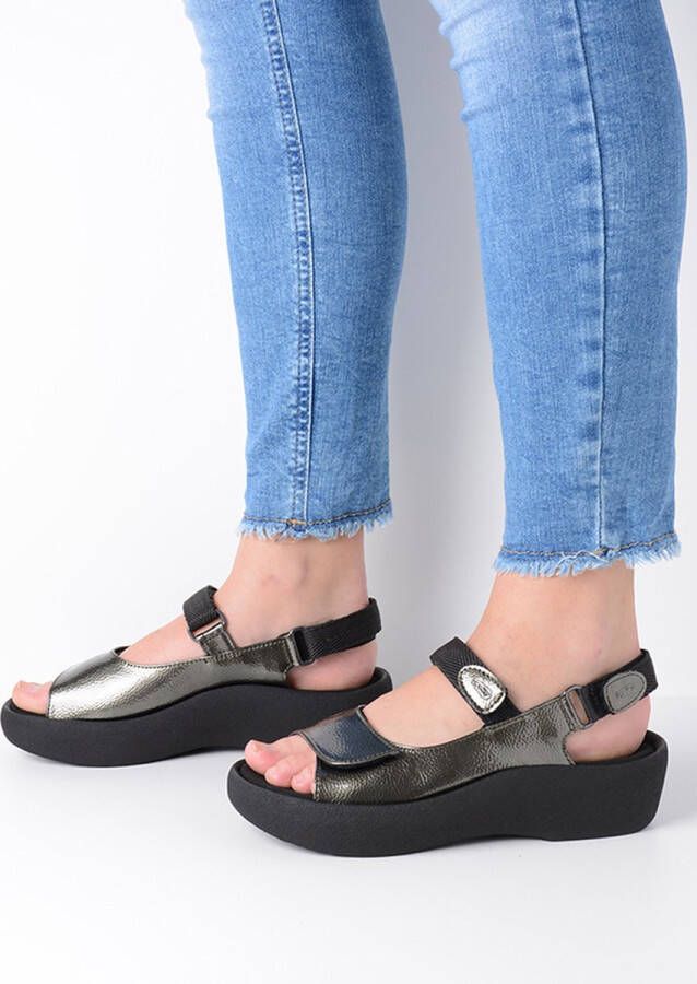 Wolky Sandalen Jewel Vegan saliegroen