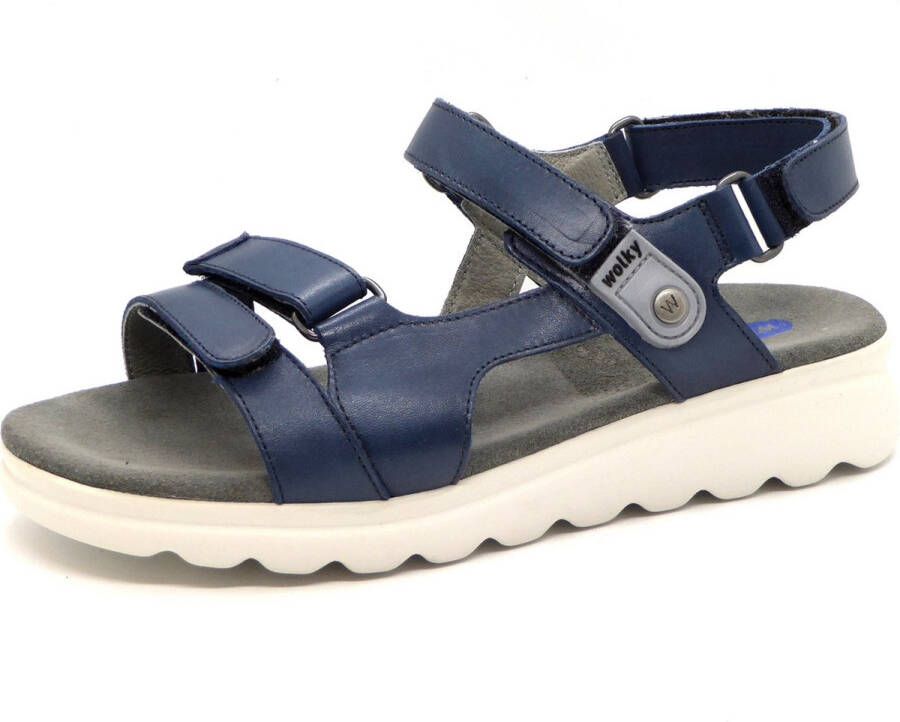 Wolky Dames Sandalen 0152550 Mile Vegi Blauw