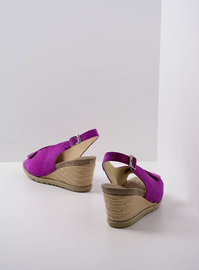 Wolky Sandalen Murcia fuchsia suede