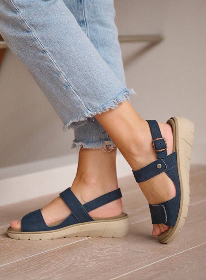 Wolky Sandalen Santorini denim nubuck