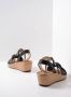 Wolky Sandalen Sisal zwart leer - Thumbnail 1