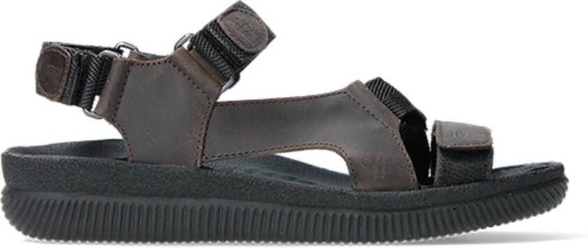 Wolky Shoe > Heren > Sandalen Energy Men bruin gevet leer