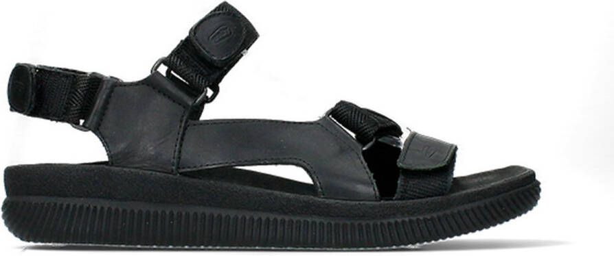 Wolky Shoe > Heren > Sandalen Energy Men zwart gevet leer