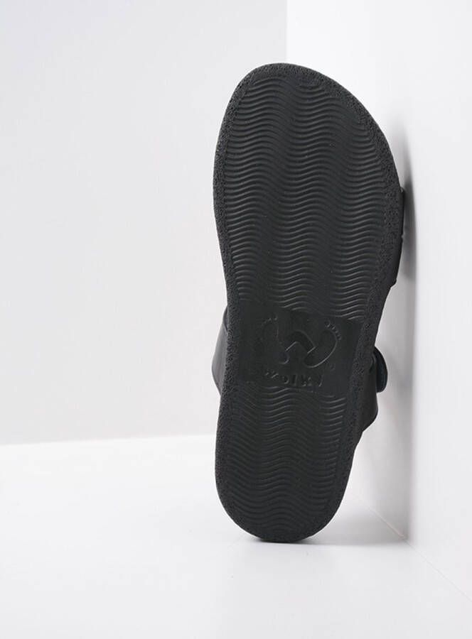 Wolky Shoe > Heren > Slippers Cirrus men zwart leer