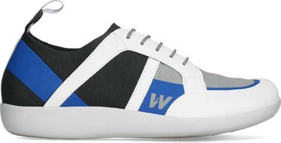 Wolky Shoe > Outlet > Veterschoenen Base antraciet royal blauw kunststof