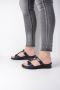 Wolky Slippers Isa blauw crocolook lakleer - Thumbnail 1