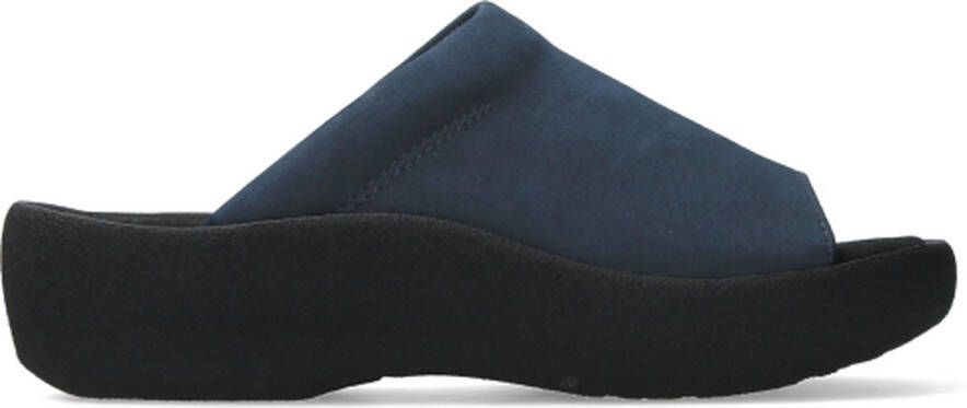 Wolky Slippers Nassau denim nubuck