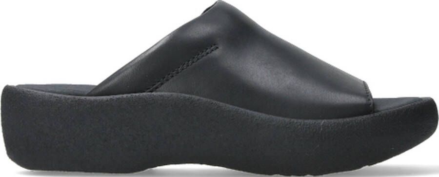 Wolky Slippers 03201 Nassau 30000 zwart leer