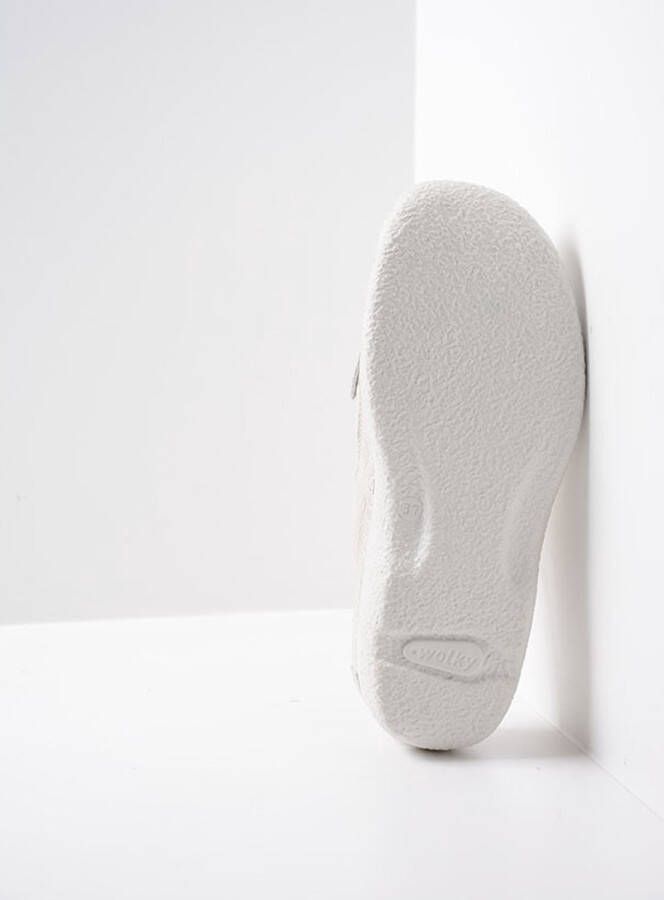 Wolky Slippers Roll Talaria creme wit leer