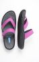 Wolky Slippers Tahiti fuchsia leer - Thumbnail 1