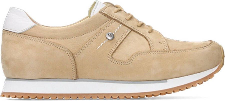 Wolky Lage veterschoenen e-Walk beige nubuck