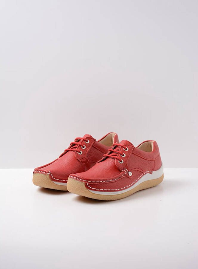 Wolky Sneakers Taranta rood leer