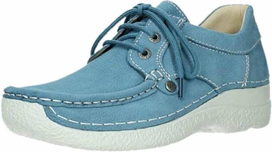 Wolky Seamy Up baltic blauw nubuck