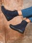 Wolky Hoge veterschoenen Bluff blauw suede - Thumbnail 2