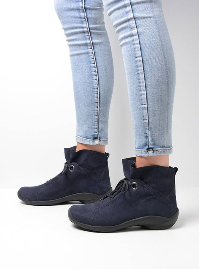 Wolky Veterschoenen Diana blauw nubuck