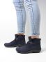 Wolky Hoge veterschoenen Diana blauw nubuck - Thumbnail 1