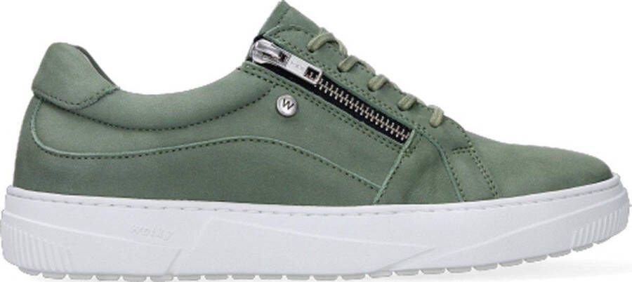 Wolky Veterschoenen Direct lichtgroen nubuck