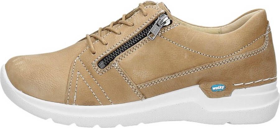 Wolky Veterschoenen Feltwell beige nubuck