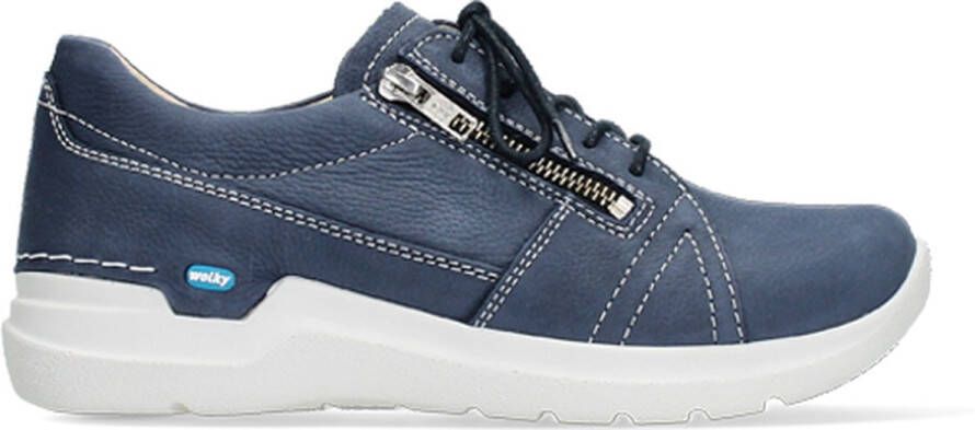 Wolky Veterschoenen Feltwell denim nubuck