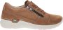 Wolky Dames Veterschoen Feltwell 0660911 410 Cognac Nubuck - Thumbnail 1