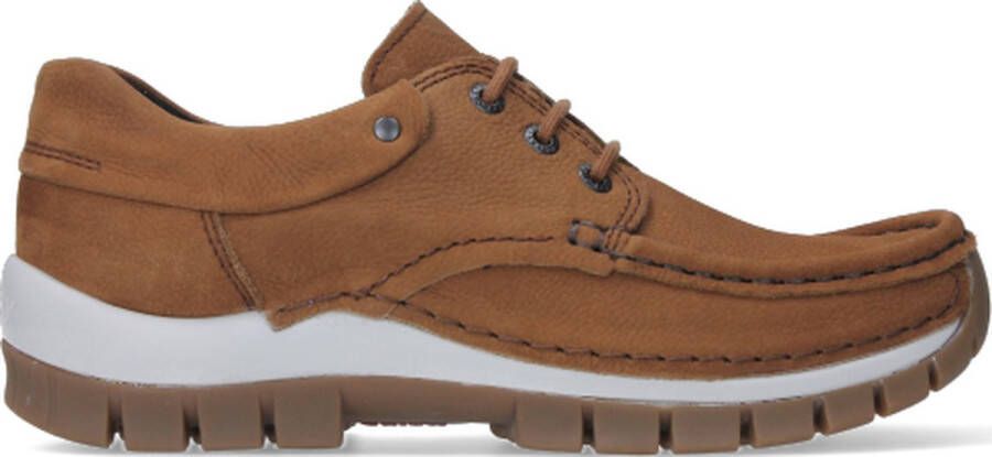 Wolky Veterschoenen Fly cognac nubuck