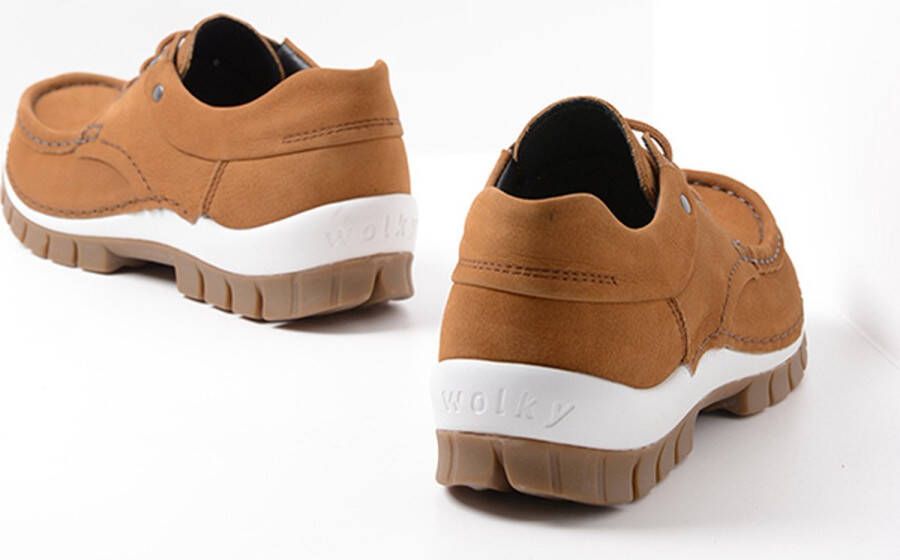 Wolky Veterschoenen Fly cognac nubuck