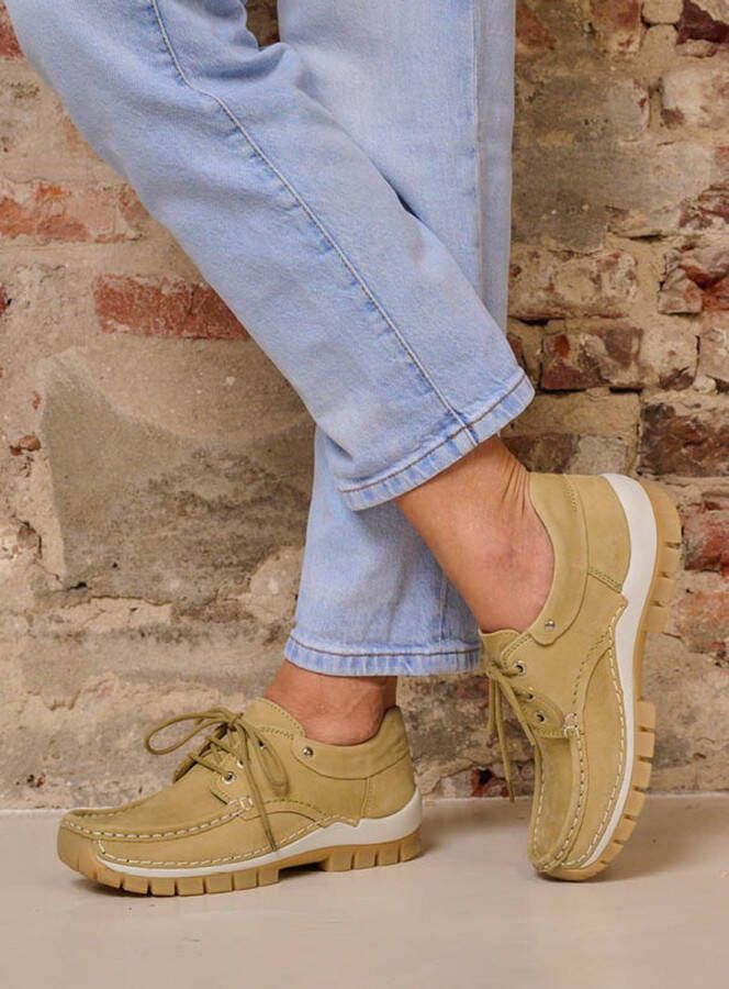 Wolky Veterschoenen Fly Summer lichtgroen nubuck