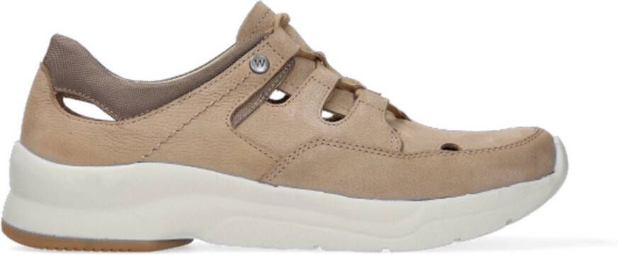 Wolky Veterschoenen Galena beige nubuck